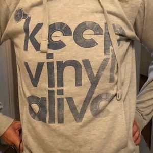 Vintage hoodie Keep vinyl alive